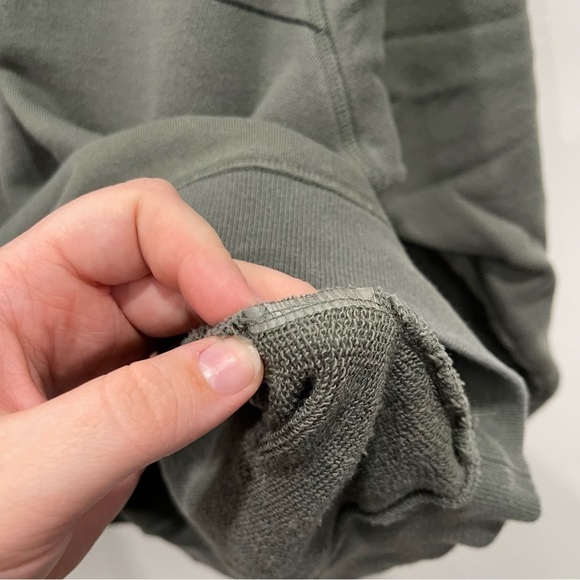 P.E Nation Swingman Raglan Logo Pullover Sweatshirt in Green XL - Picture 6 of 7